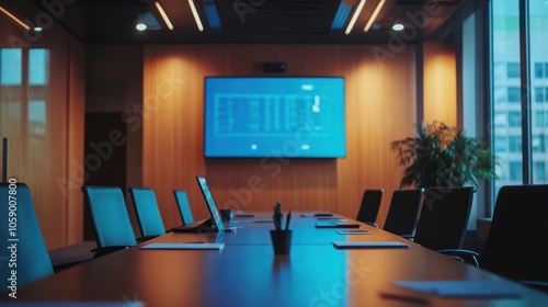 Wallpaper Mural conference room interior Torontodigital.ca