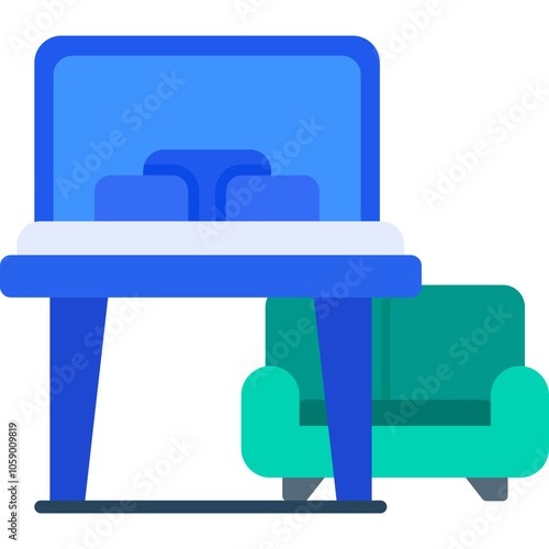 Loft Bed Icon