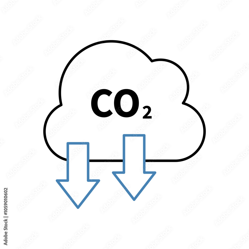 reduce co2 concept line icon. Simple element illustration. reduce co2 concept outline symbol design. reduce co2 concept line icon. Simple element illustration. reduce co2 concept outline symbol design.