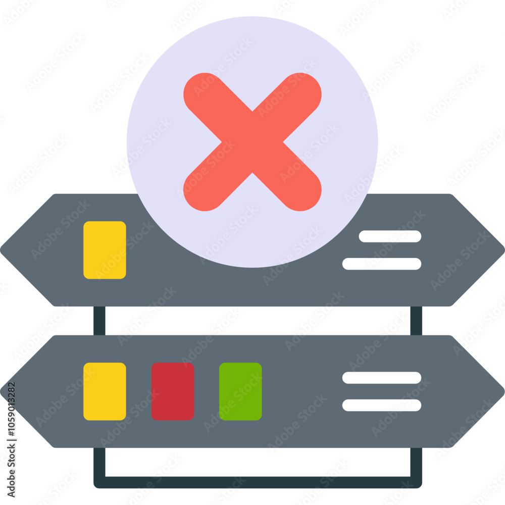 Fototapeta premium Block Icon