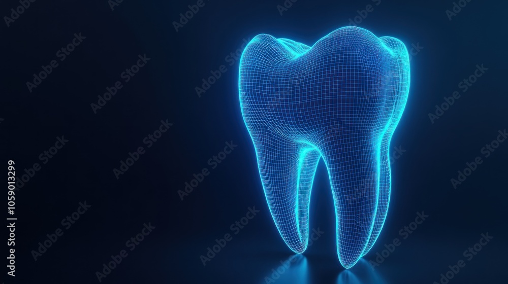 Wireframe Model of a Tooth Wireframe Model of a Tooth