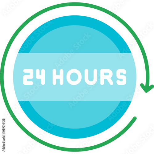 24 Hours Return Icon