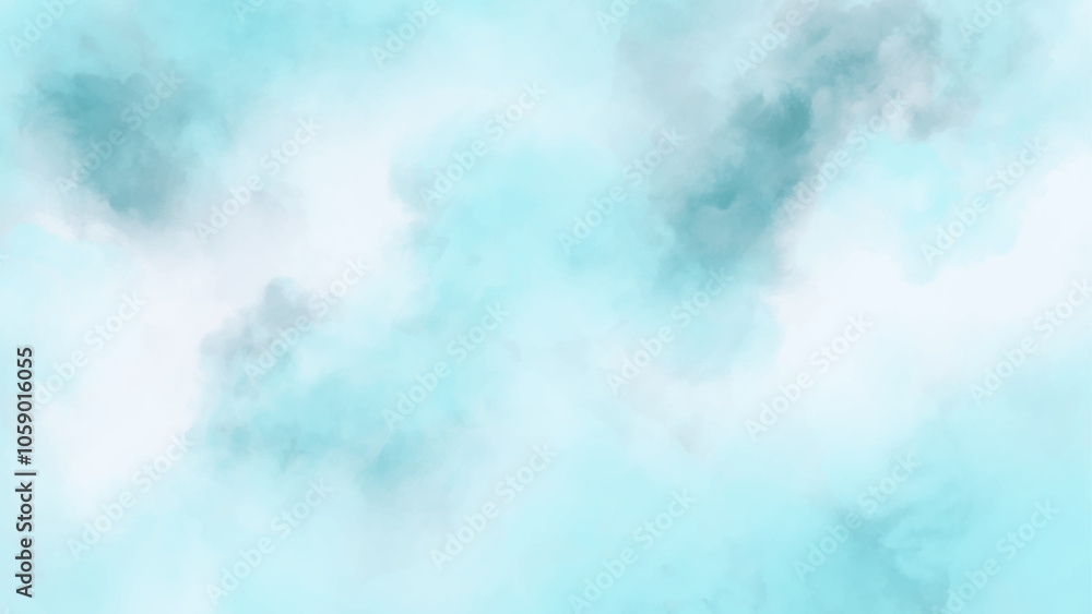Abstract Blue Textured Watercolor Background. Light sky blue brush painted watercolor background. Hand painted abstract watercolor background Abstract Blue Textured Watercolor Background. Light sky blue brush painted watercolor background. Hand painted abstract watercolor background