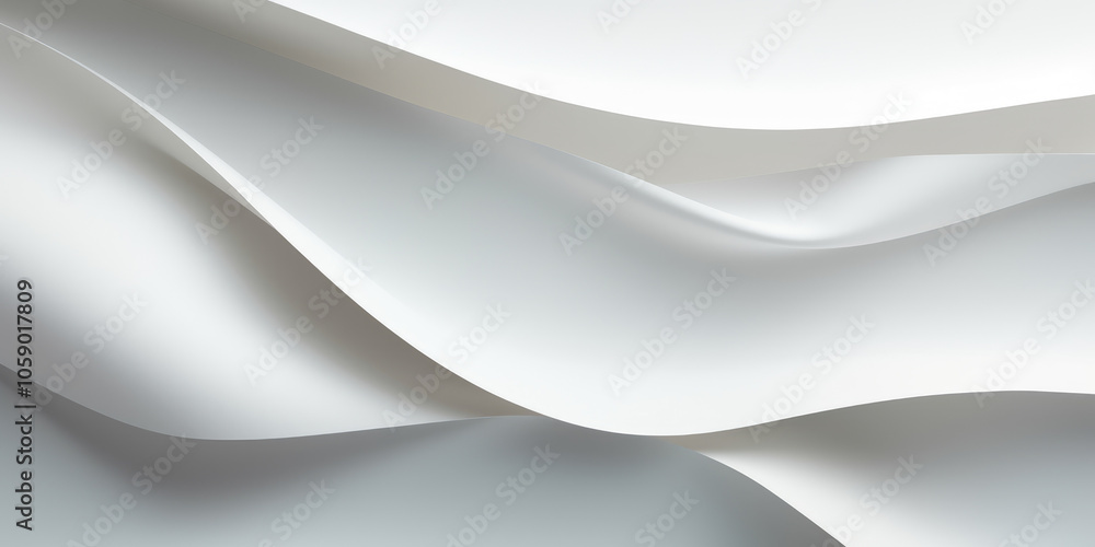 A minimalist arrangement of swirling layers in shades of white and grey, creating a serene and simple abstract composition with gentle curves and sophistication. A minimalist arrangement of swirling layers in shades of white and grey, creating a serene and simple abstract composition with gentle curves and sophistication.