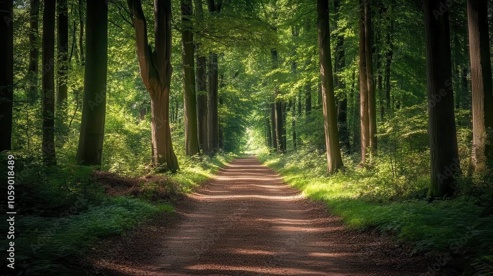 serene green forest path surrounded by towering trees and dappled sunlight filtering through the foliage, evoking a sense of peace and tranquility in nature serene green forest path surrounded by towering trees and dappled sunlight filtering through the foliage, evoking a sense of peace and tranquility in nature