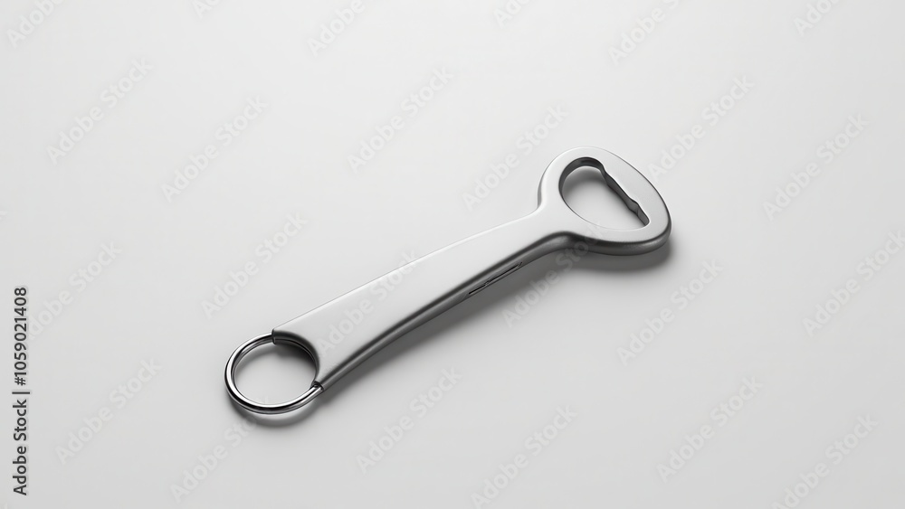 High-quality bottle opener mockup with soft lighting, highlighting its blank surface. Perfect for adding custom designs or branding for product presentations. High-quality bottle opener mockup with soft lighting, highlighting its blank surface. Perfect for adding custom designs or branding for product presentations.