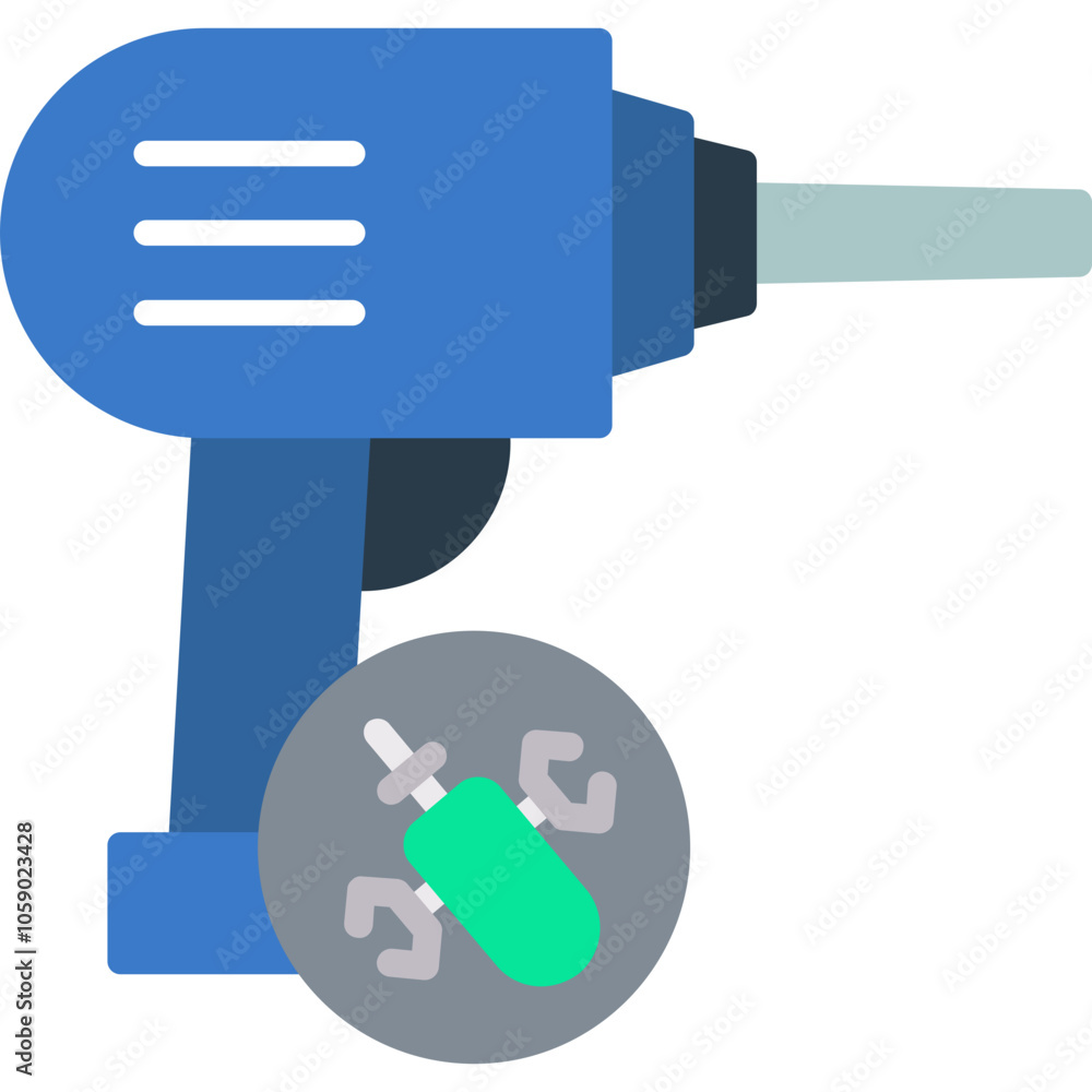 Obraz premium Drill Repair Icon