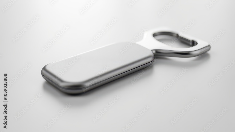 Close-up bottle opener mockup with a simple surface, ideal for logo or design placement. Minimalistic presentation with attention to detail for advertising or branding. Close-up bottle opener mockup with a simple surface, ideal for logo or design placement. Minimalistic presentation with attention to detail for advertising or branding.