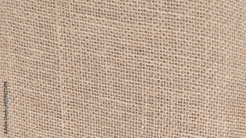 Jute pattern, rough burlap texture, canvas coarse cloth, brown woven rustic bagging.