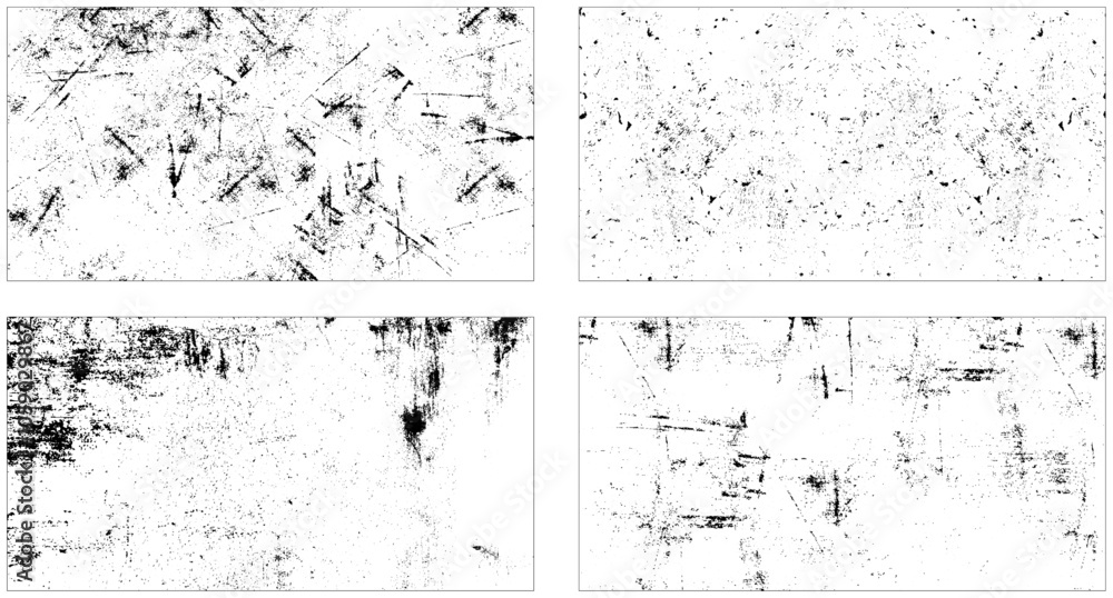 Traces of scratches grunge background vector. Set of black and white grunge. Distress overlay texture. Traces of scratches grunge background vector. Set of black and white grunge. Distress overlay texture.