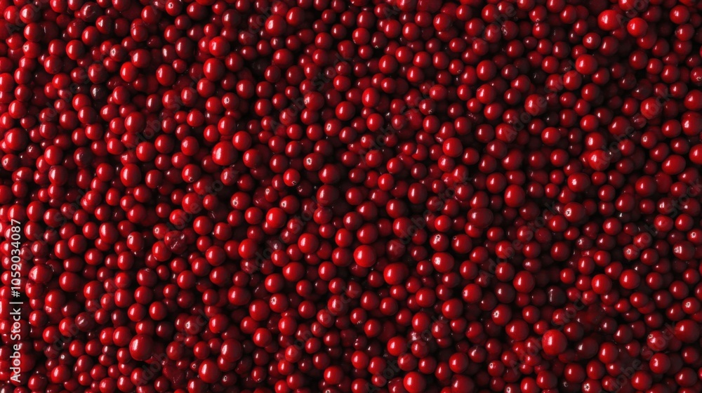 A seamless spread of whole cranberries, tightly packed together to fill the entire frame with their glossy, deep red texture and rich appearance. A seamless spread of whole cranberries, tightly packed together to fill the entire frame with their glossy, deep red texture and rich appearance.