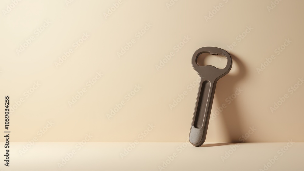 Bottle opener mockup on a plain background, featuring a smooth, customizable surface. Great for presenting brand logos or design concepts with a clean look. Bottle opener mockup on a plain background, featuring a smooth, customizable surface. Great for presenting brand logos or design concepts with a clean look.