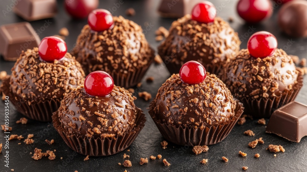Cherry Delights: Richness in Every Chocolate-Coated Bite Cherry Delights: Richness in Every Chocolate-Coated Bite