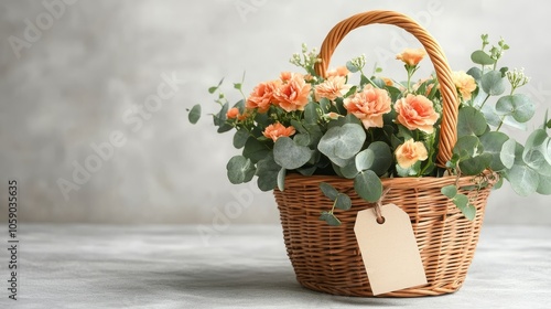 Floral Delight: Claim Your Free Flower Basket photo