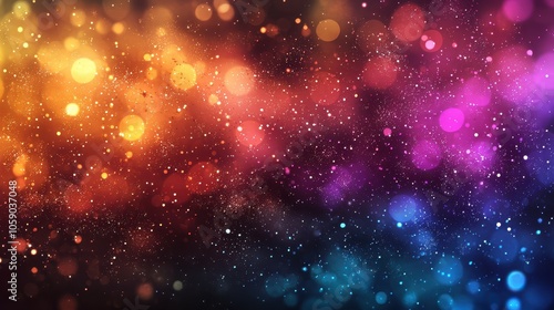 Vibrant Colorful Bokeh Background for Creative Projects