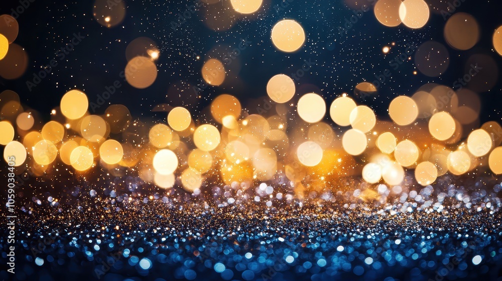 Glimmering Lights Creating Magical Atmosphere Glimmering Lights Creating Magical Atmosphere