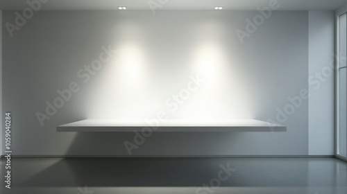 Wallpaper Mural corner of white table with space for decoration Torontodigital.ca