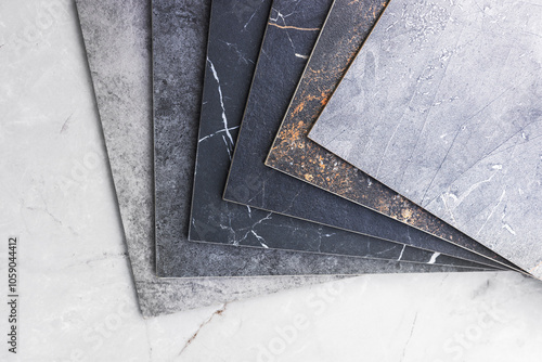 Tile of factory manufacturing porcelain stoneware panels cut to size