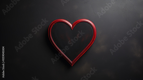 Wooden heart shape background