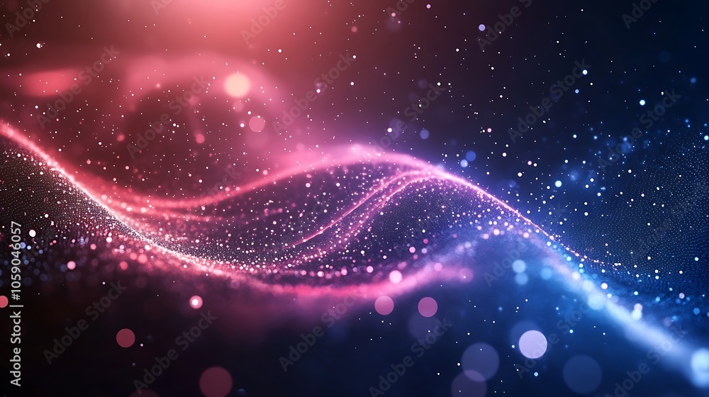 Fototapeta premium Futuristic abstract digital background ideal for technological science applications