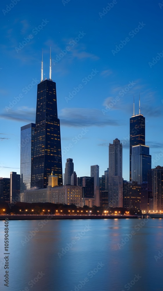 Fototapeta premium city skyline