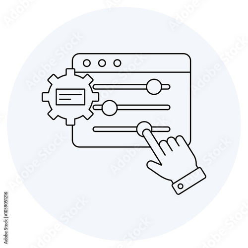 Parameter Adjustment Icon, Optimizing Machine Learning Models Through Effective Parameter Adjustment, Enhancing Model Performance with Advanced Parameter Tuning Techniques photo