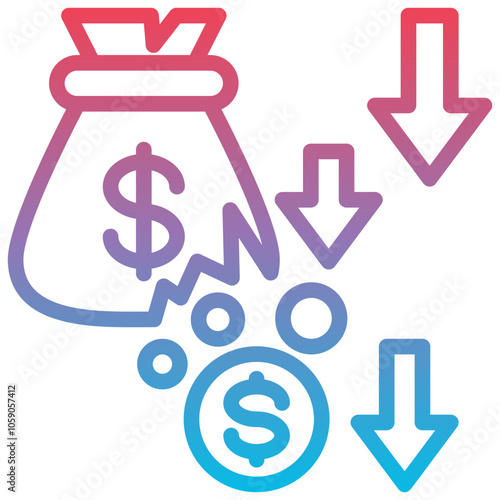Money Loss Icon