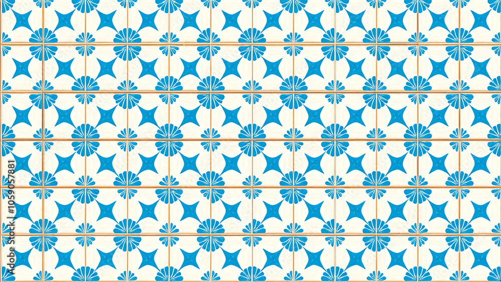 Blue lines floral pattern of Iranian Tiles for walls, wall paper style, transparent background, HD images Blue lines floral pattern of Iranian Tiles for walls, wall paper style, transparent background, HD images