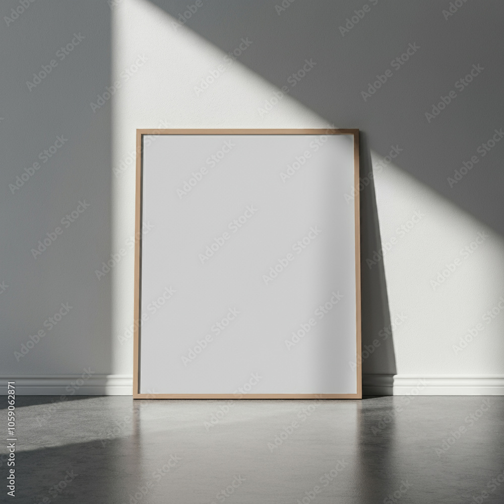 Blank poster mockup to add your design Blank poster mockup to add your design