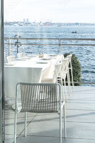 table and chairs on the terrace