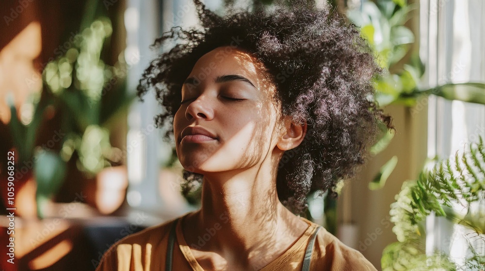 A person meditating, finding calm focus despite emotional distractions A person meditating, finding calm focus despite emotional distractions