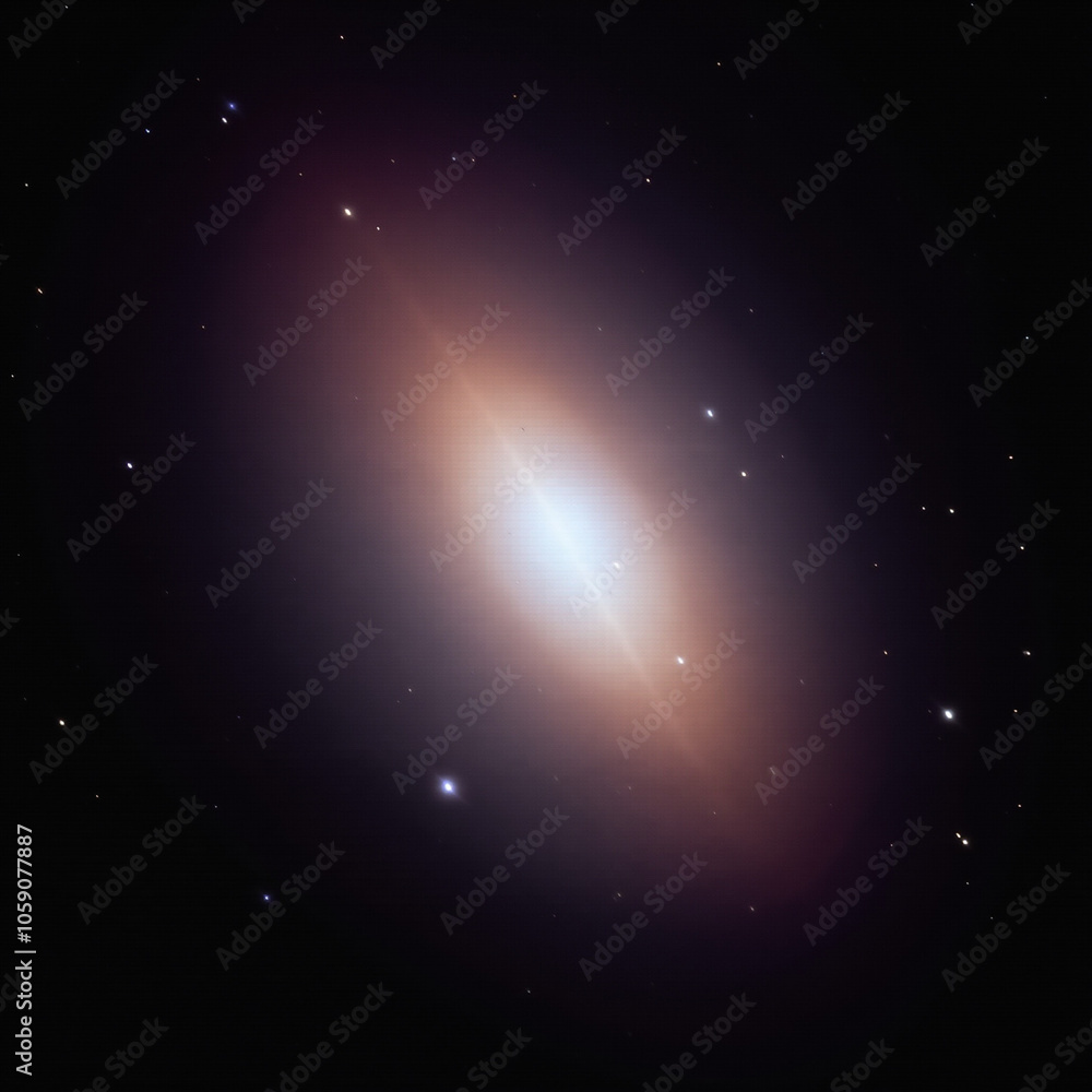 Fototapeta premium Stunning Image of the Andromeda Galaxy with Stars