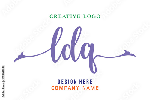 LDQ  lettering logo is simple, easy to understand and authoritative