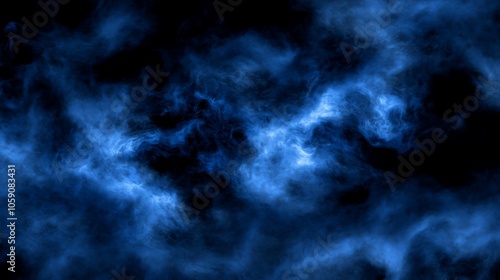 Abstract Blue Cloud Texture Simple Neutral Background with Free Space for Design