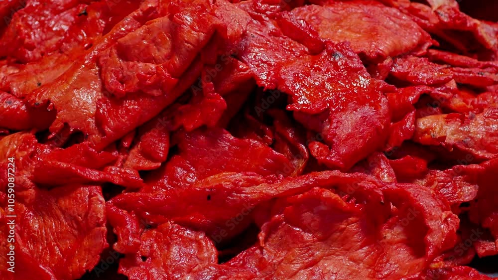 Thai red pork, Northern style food. Thai red pork, Northern style food.