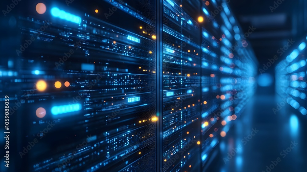 Server Room Data Center Technology Network Hardware Infrastructure Server Room Data Center Technology Network Hardware Infrastructure
