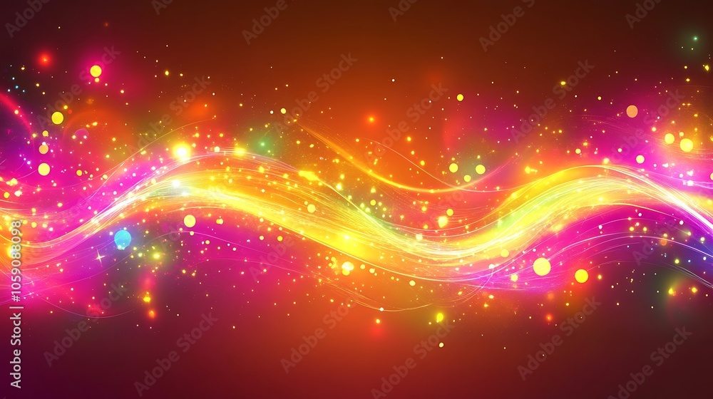 Abstract Background with Bright Lights Subtle Blur Background with Space for Custom Text Abstract Background with Bright Lights Subtle Blur Background with Space for Custom Text