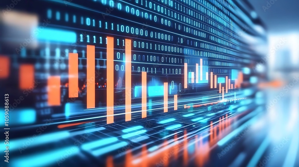 Digital Data and Graph for Business Clean Blank Canvas with Empty Space for Designs Digital Data and Graph for Business Clean Blank Canvas with Empty Space for Designs