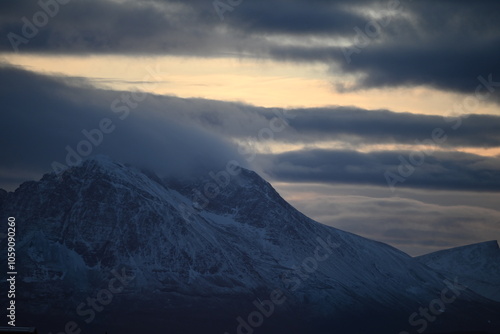 Mountain fjord Norway