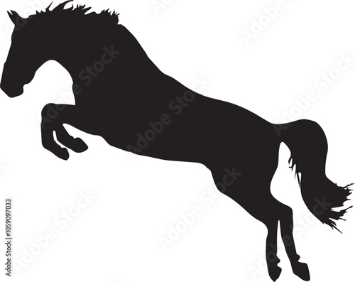  horse head silhouette vector and illustration 