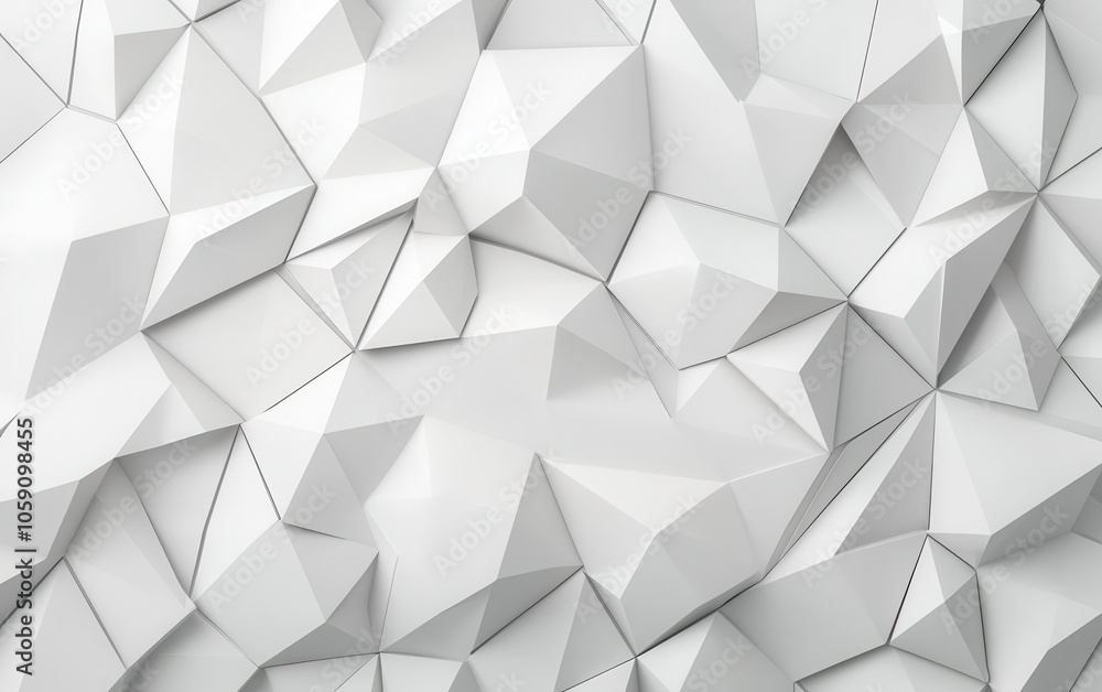 Fototapeta premium Blank geometric backdrop, smooth planes, 3D illustration