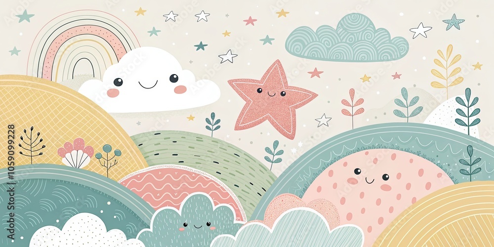 minimalist cute cartoon funny background minimalist cute cartoon funny background