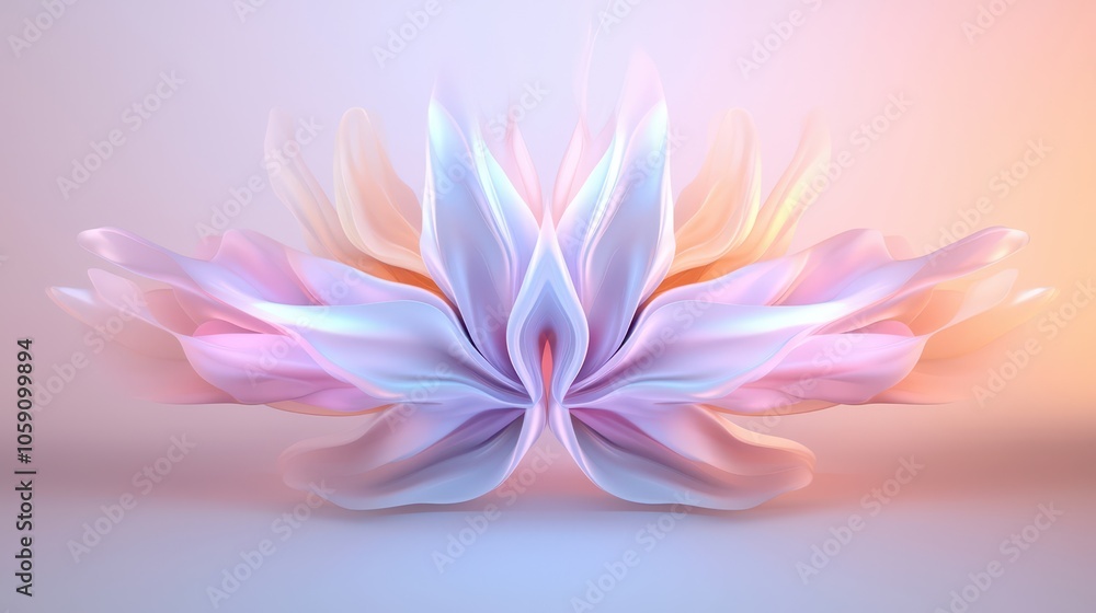 Naklejka premium Abstract Floral Design