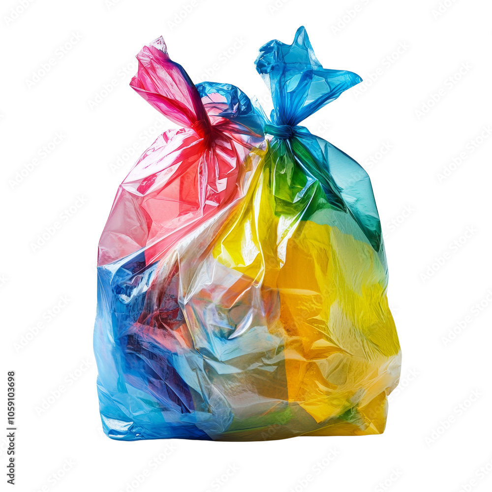 style plastic bag with trash isolated PNG style plastic bag with trash isolated PNG