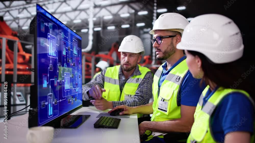 Engineer Operator Using Scada System