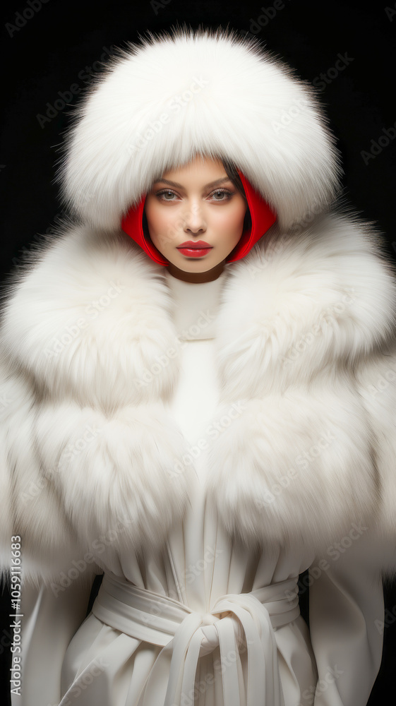 A Femme Fatale in White Fur A Femme Fatale in White Fur