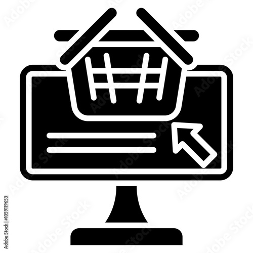 Marketplace  Icon Element For Design