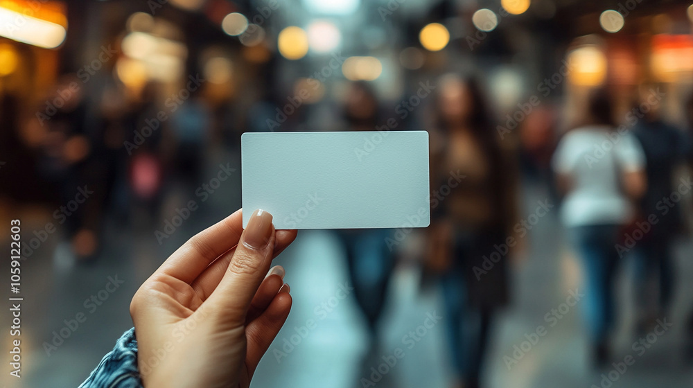 empty white mock-up business card, symbolizing potential and opportunity in networking. Its blank surface invites creativity and personalization for branding empty white mock-up business card, symbolizing potential and opportunity in networking. Its blank surface invites creativity and personalization for branding