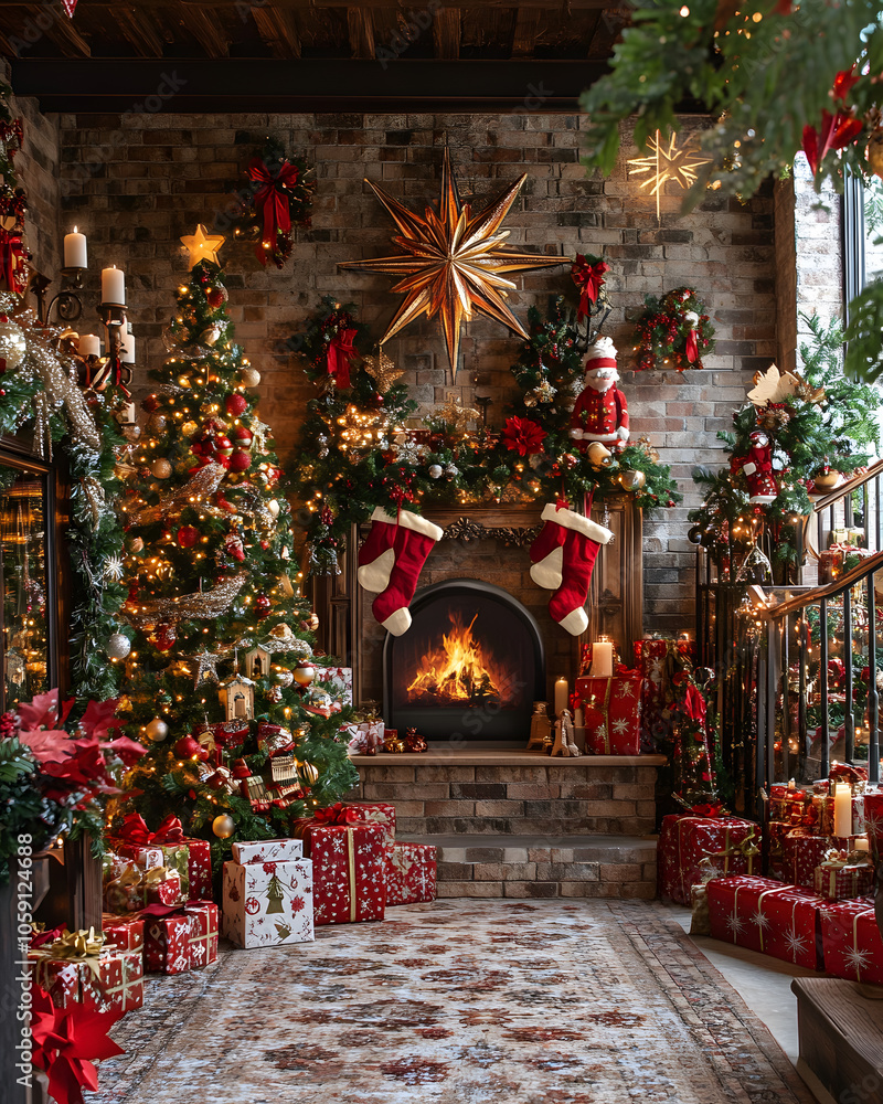 Christmas Decoration living room Christmas Decoration living room
