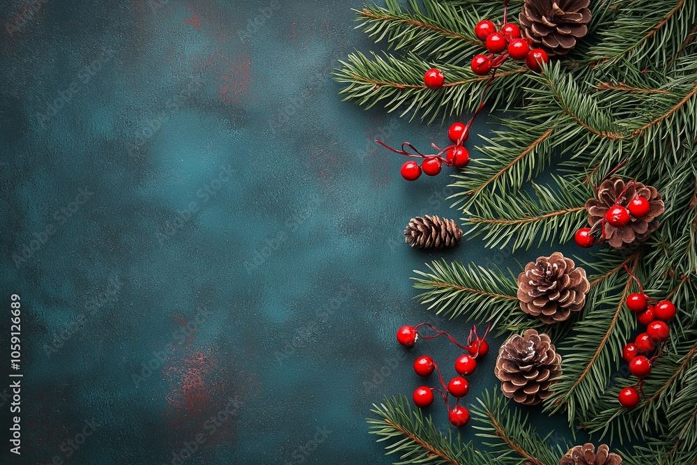Christmas background with fir branches Christmas background with fir branches